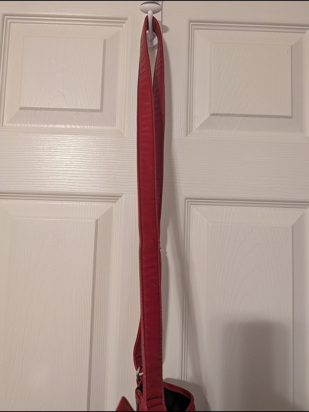 Nine West Red Leather Crossbody Bag - Picture 11 of 11